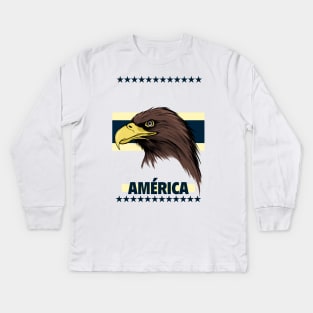 Aguilas América Campeón Kids Long Sleeve T-Shirt